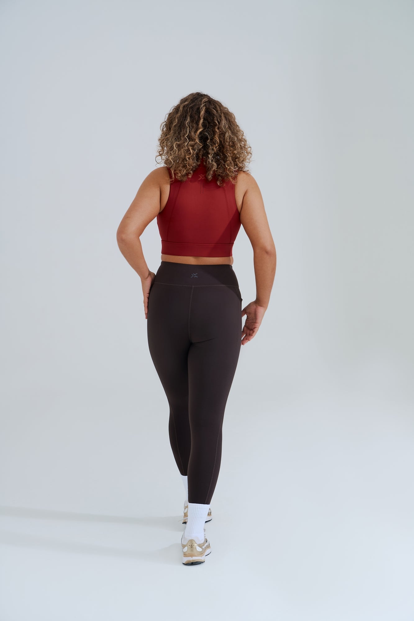 Full Swing Crop Top - Cranberry