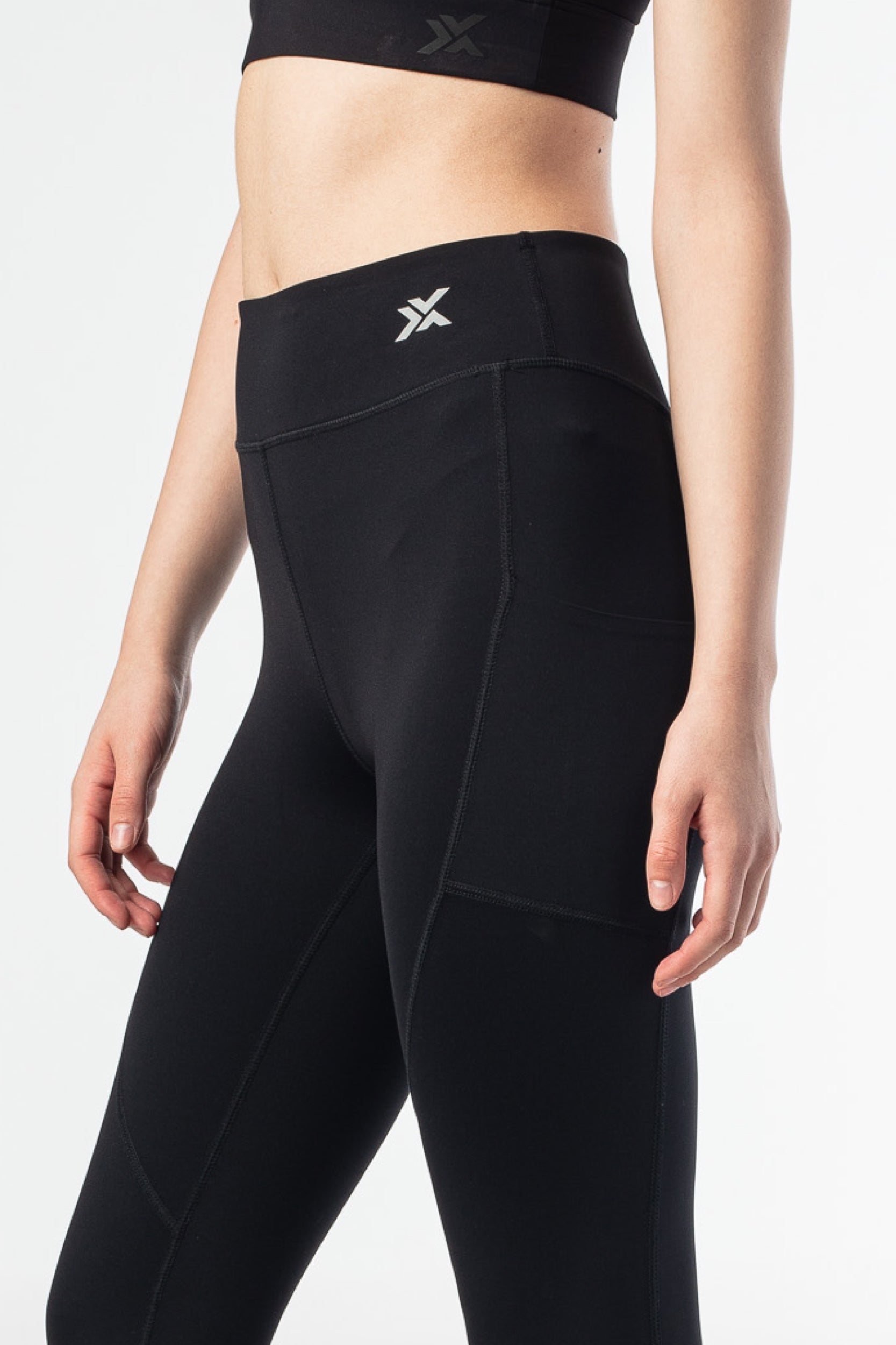 Blaze Meshed Leggings - Black