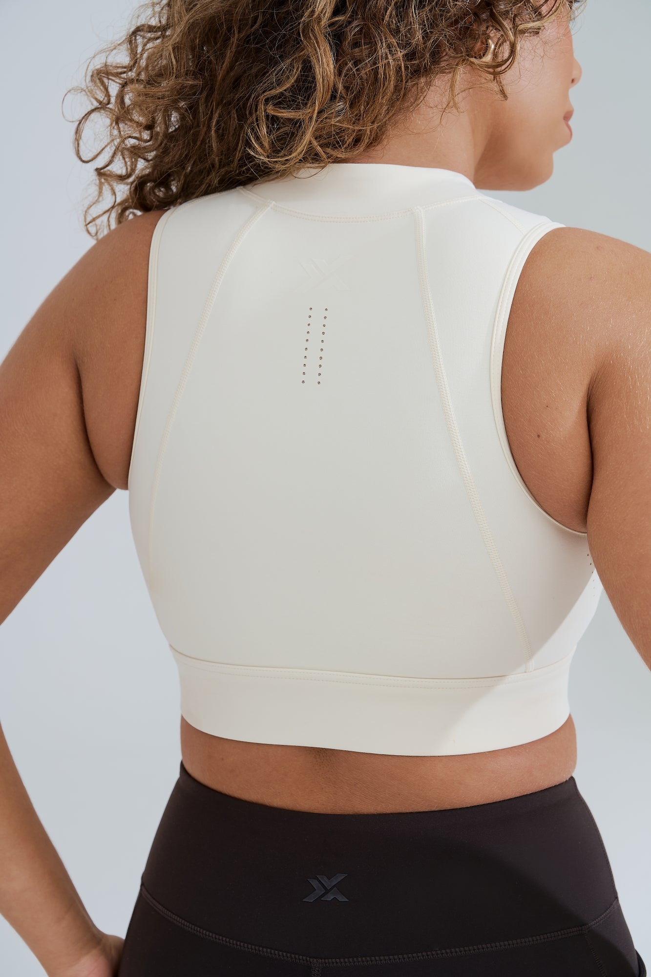 Full Swing Crop Top - Chalk