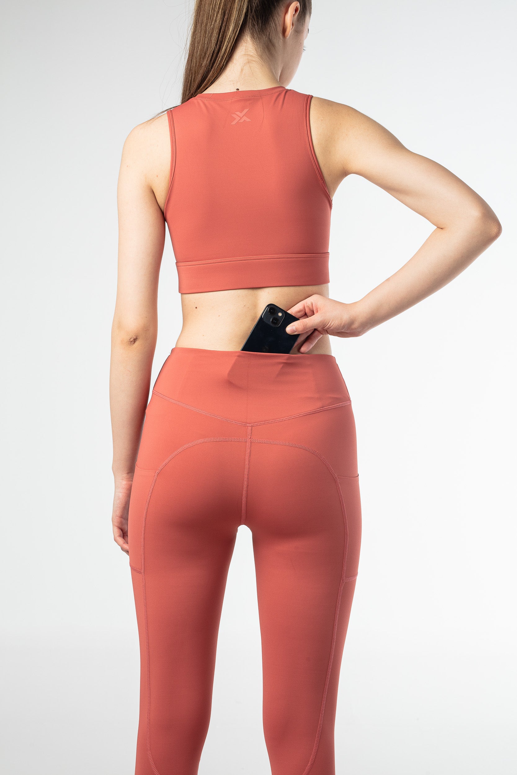 Blaze Meshed Leggings - Blush