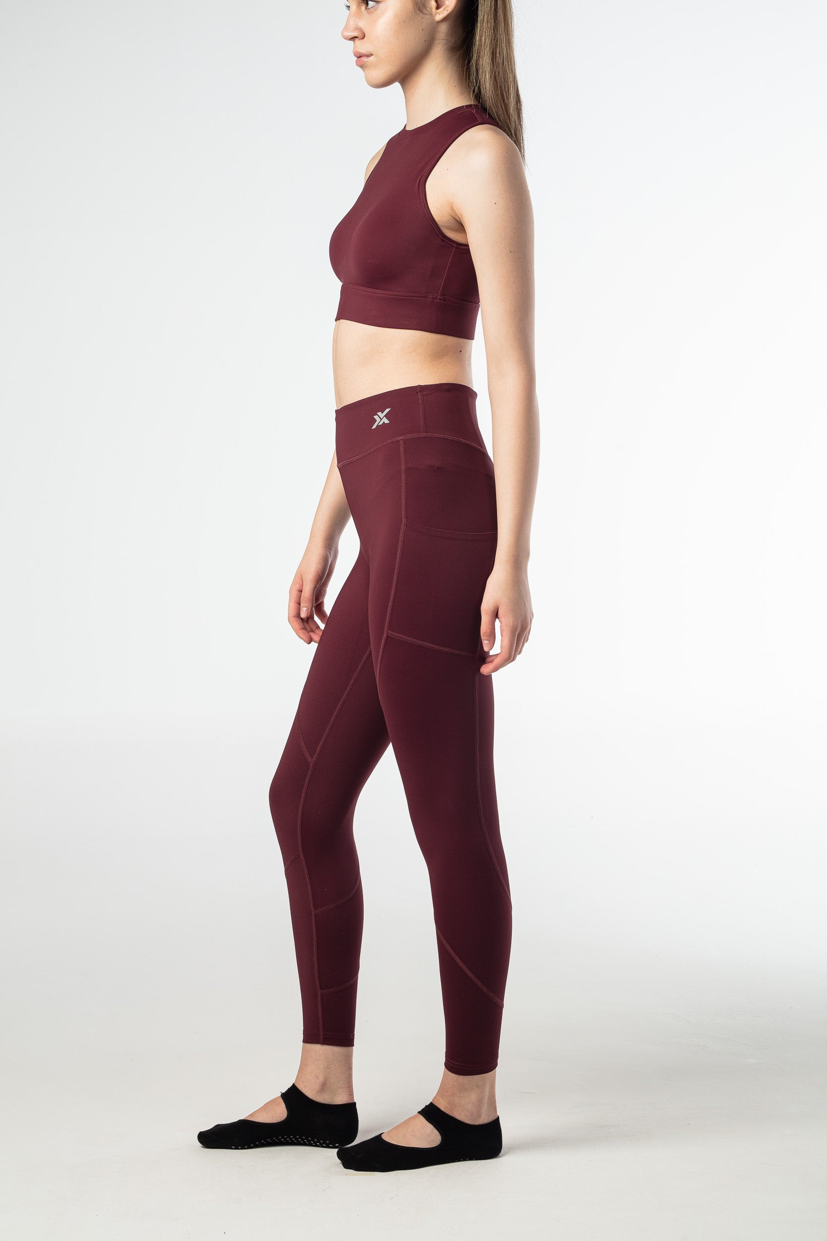 Blaze Leggings - Dark Wine