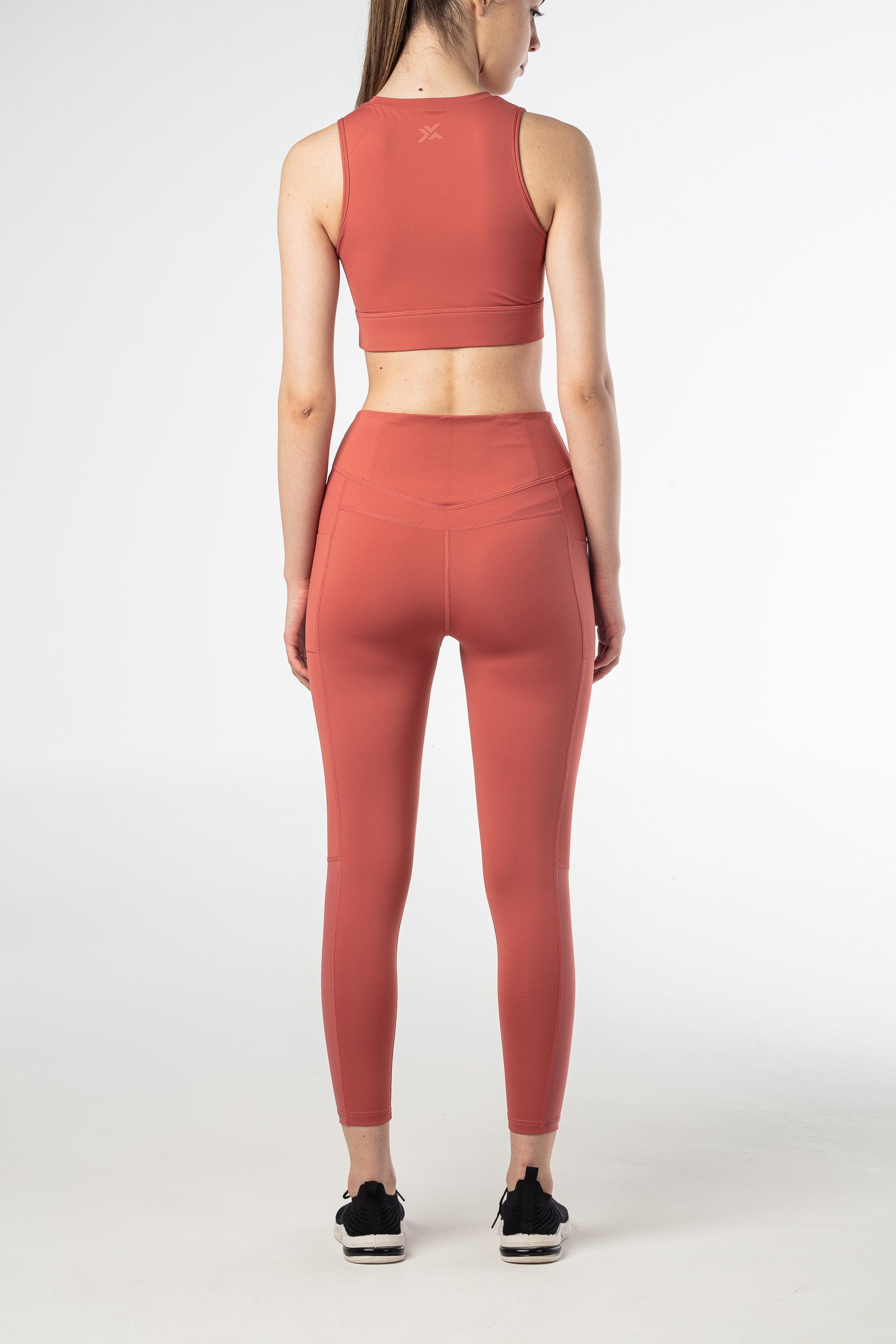 Elevate Meshed Leggings - Blush