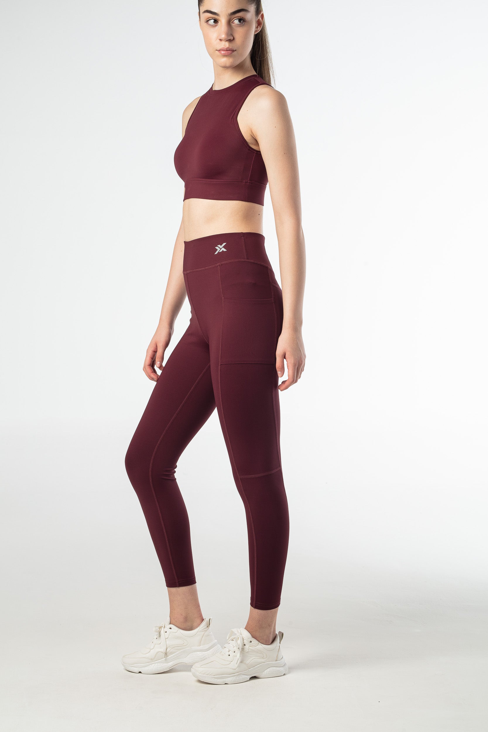 Elevate Leggings - Dark Wine