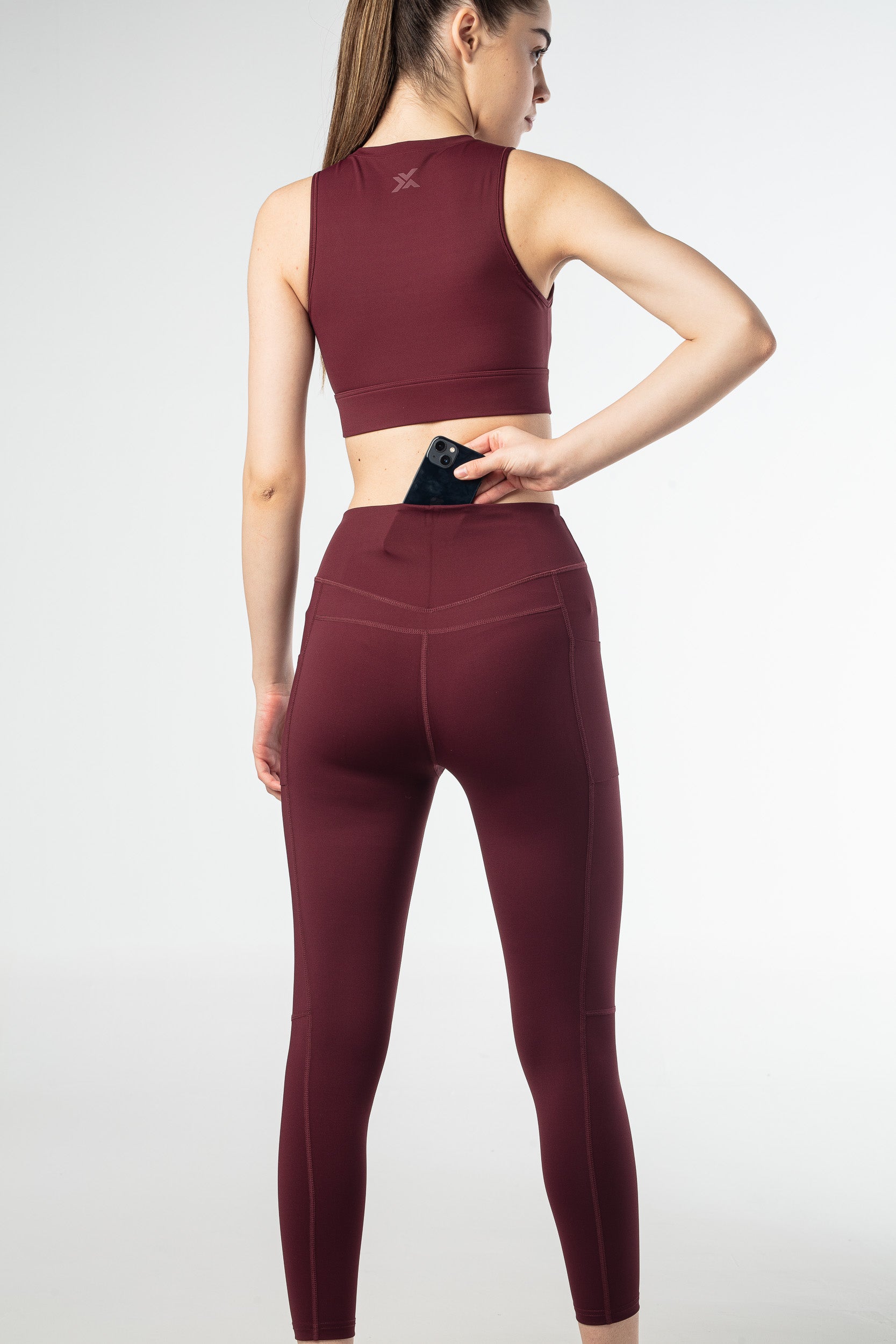 Elevate Leggings - Dark Wine