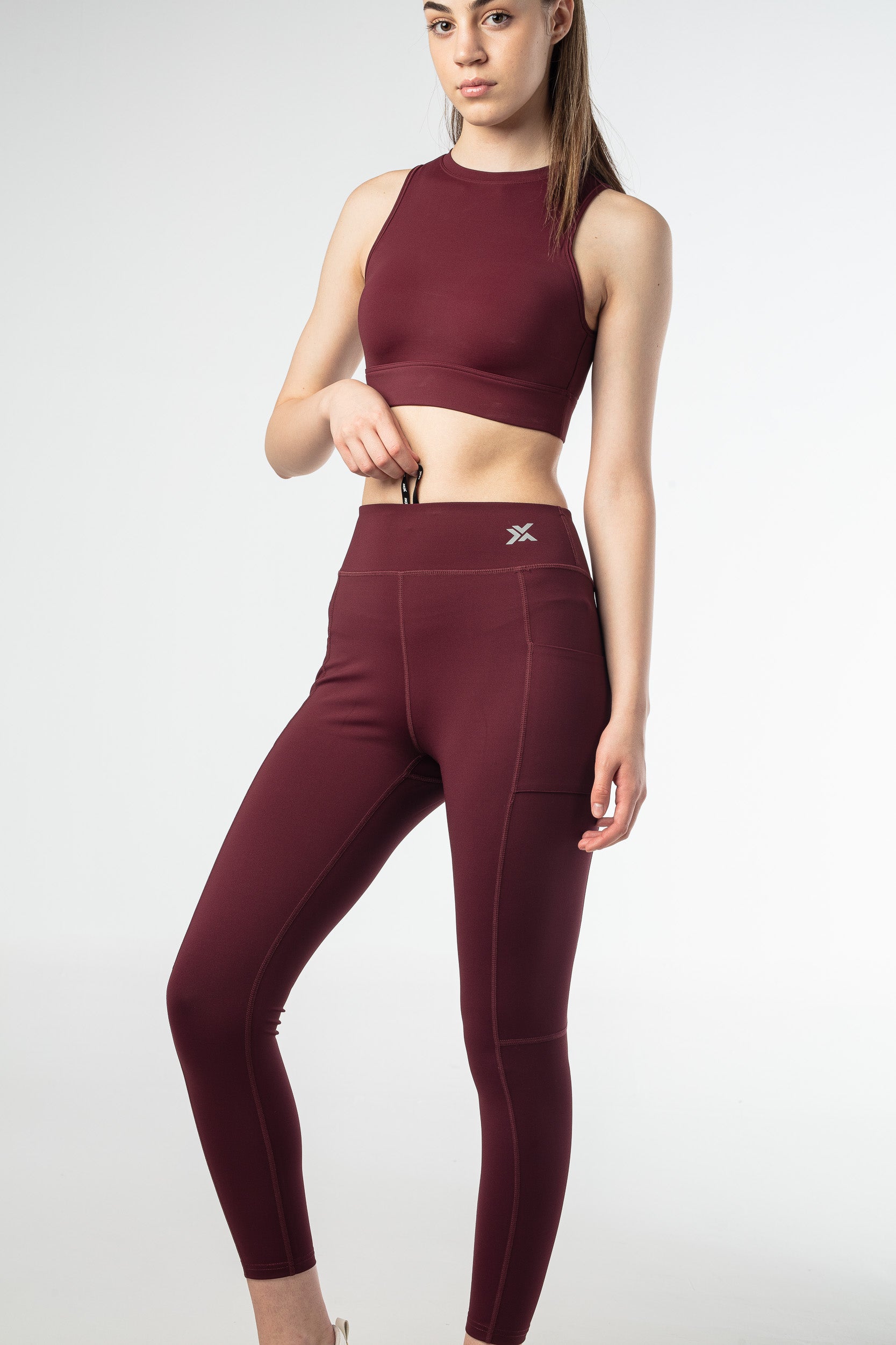 Elevate Leggings - Dark Wine