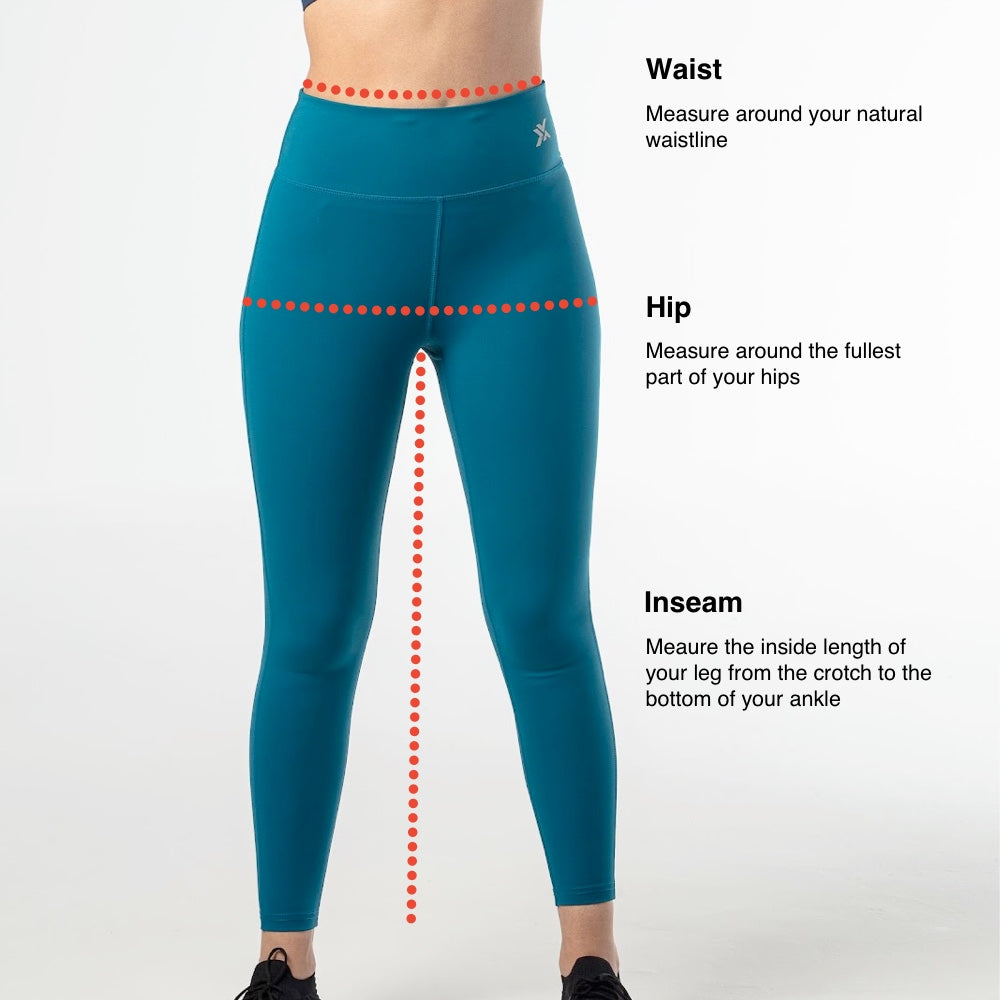 Xen Leggings (Without Pockets) - Teal