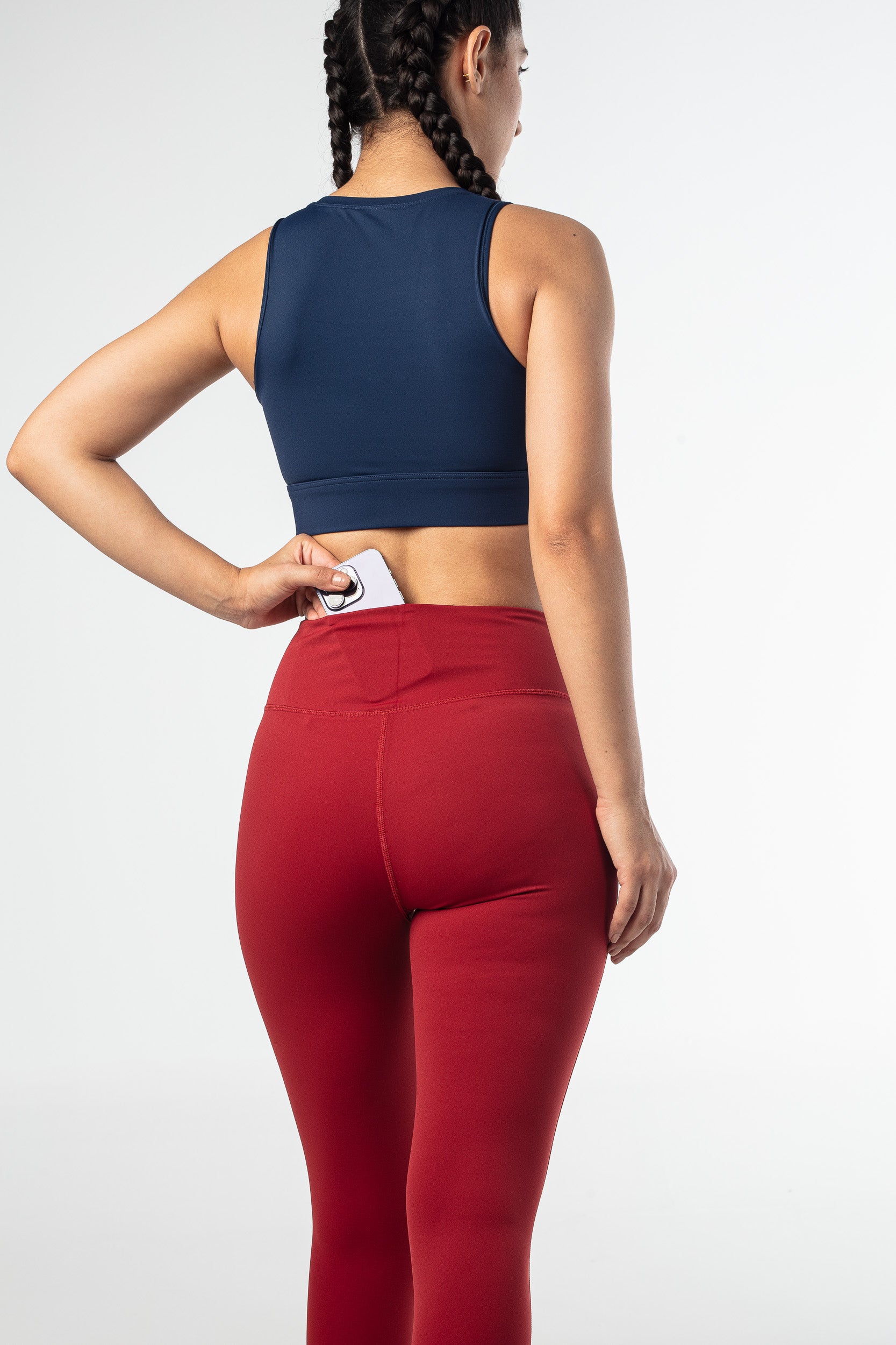 Xen Leggings (Without Pockets) - Red Wine