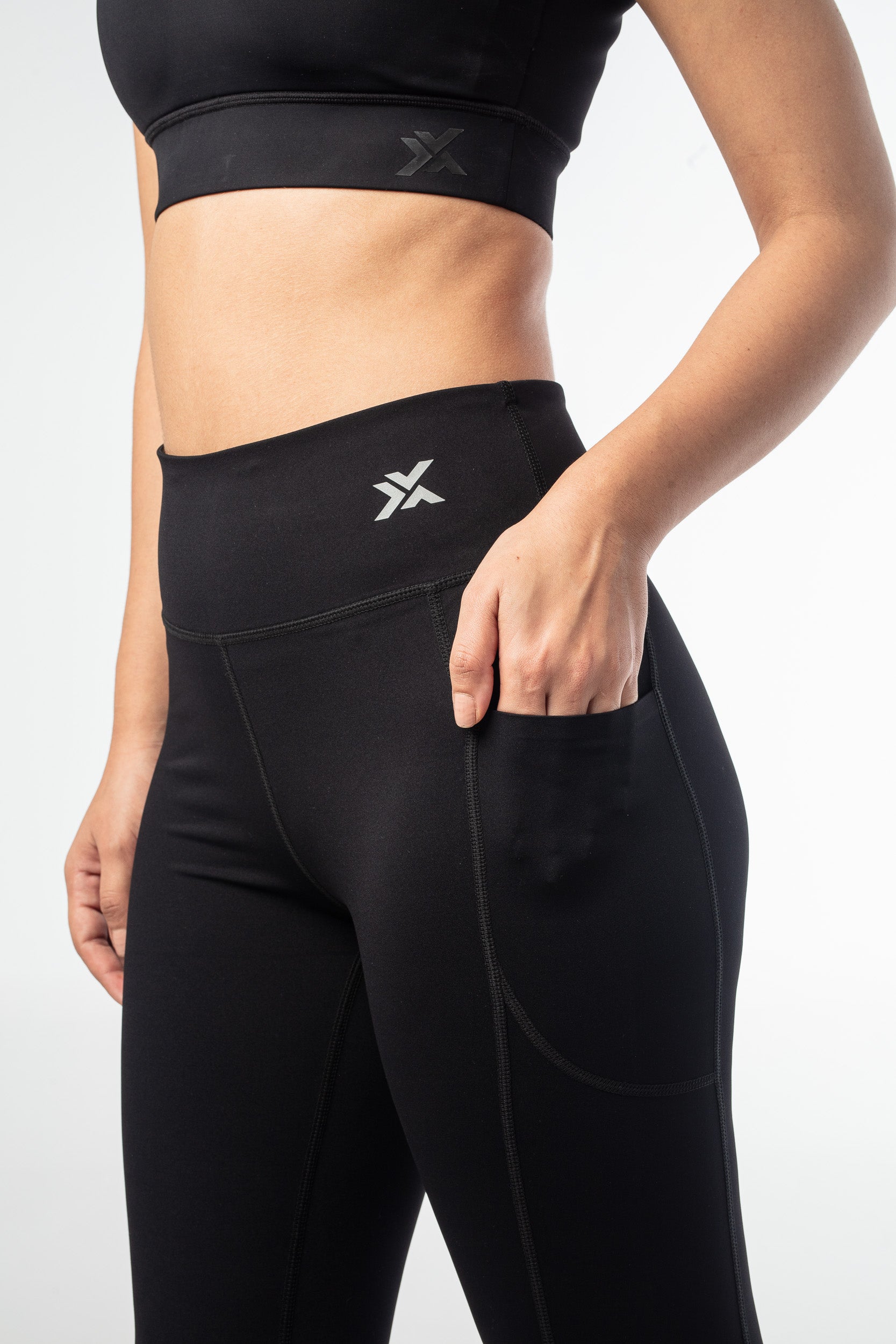 Xen Leggings (With Pockets) - Black