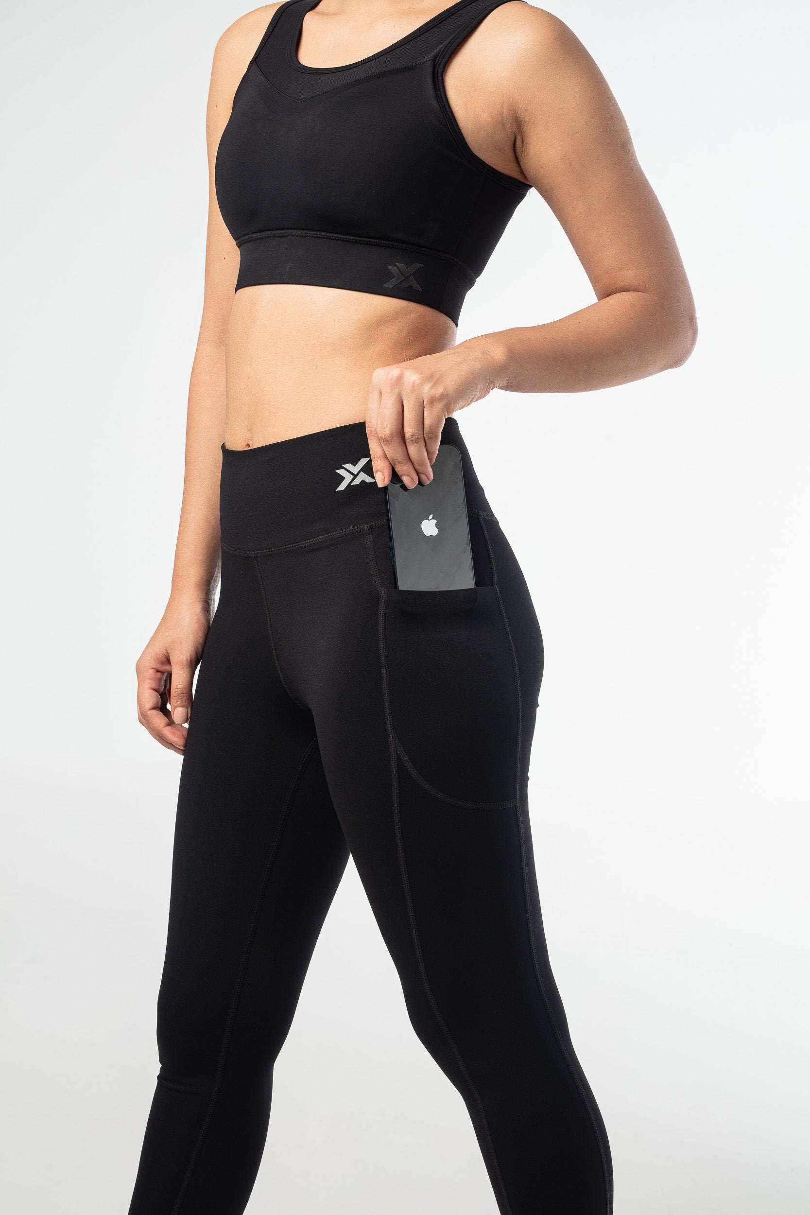 Xen Leggings (With Pockets) - Black