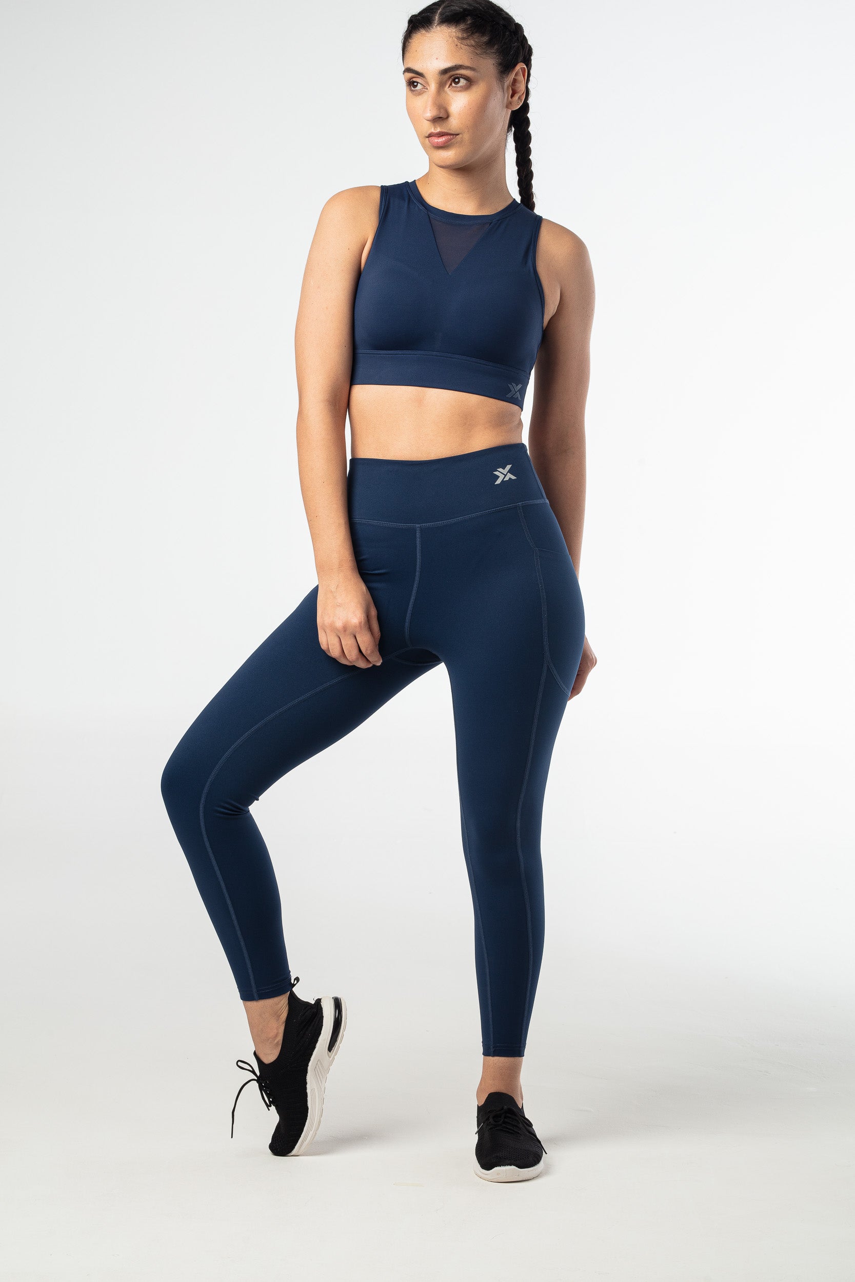 Xen Leggings (With Pockets) - Navy